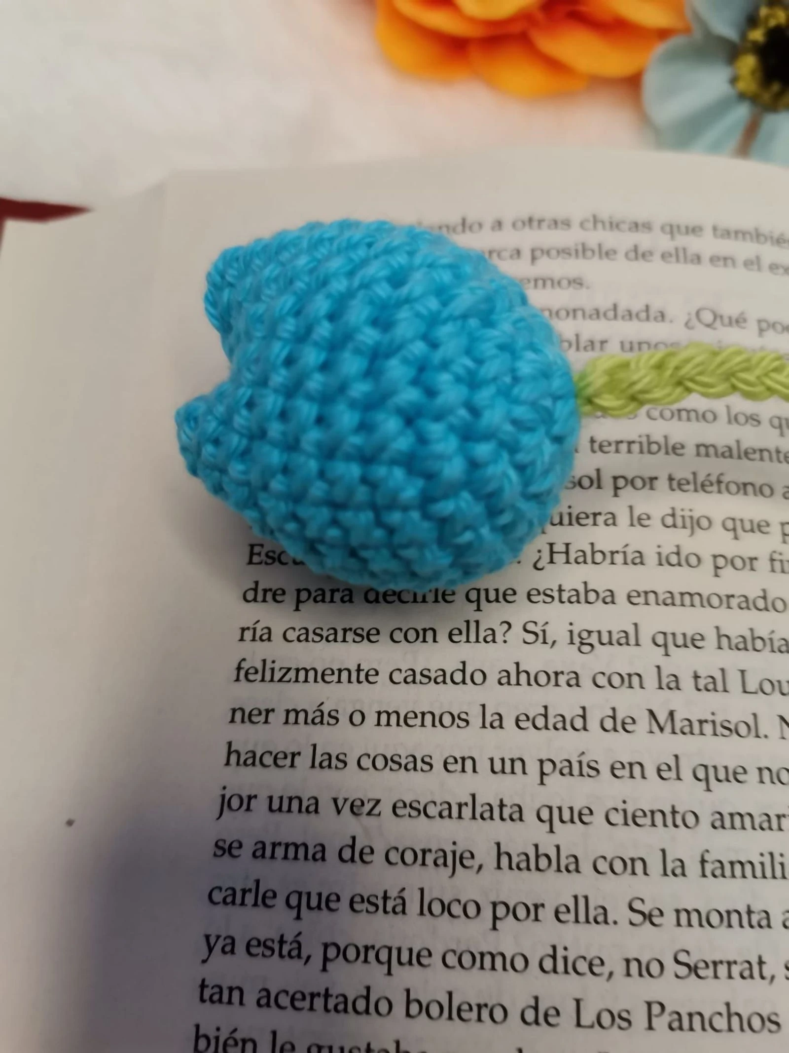 Marcador de livros tulipa de crochê – photo 2